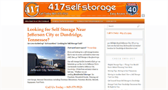 Desktop Screenshot of 417selfstorage.com