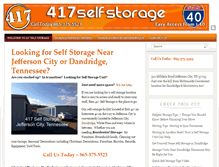 Tablet Screenshot of 417selfstorage.com